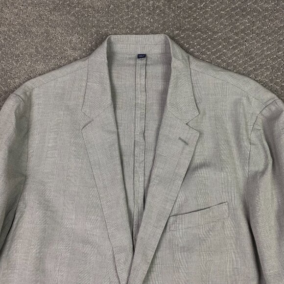 NWOT J. Crew Ludlow Baird McNutt Irish Linen Blazer Sport Coat Men's 46L Gray - Picture 3 of 15
